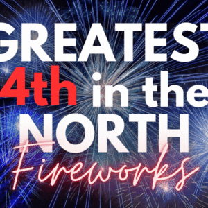 Greatest 4th n the North Fireworks animated graphic